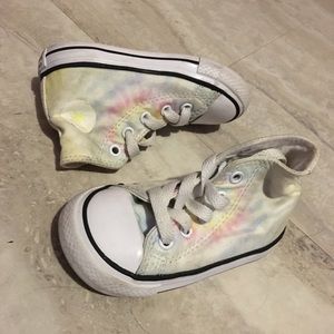 Pastel Tie Dye Converse High Tops 💛 Toddler 6